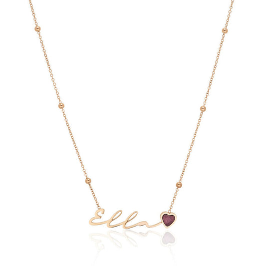 Ella Personalised Birthstone Necklace