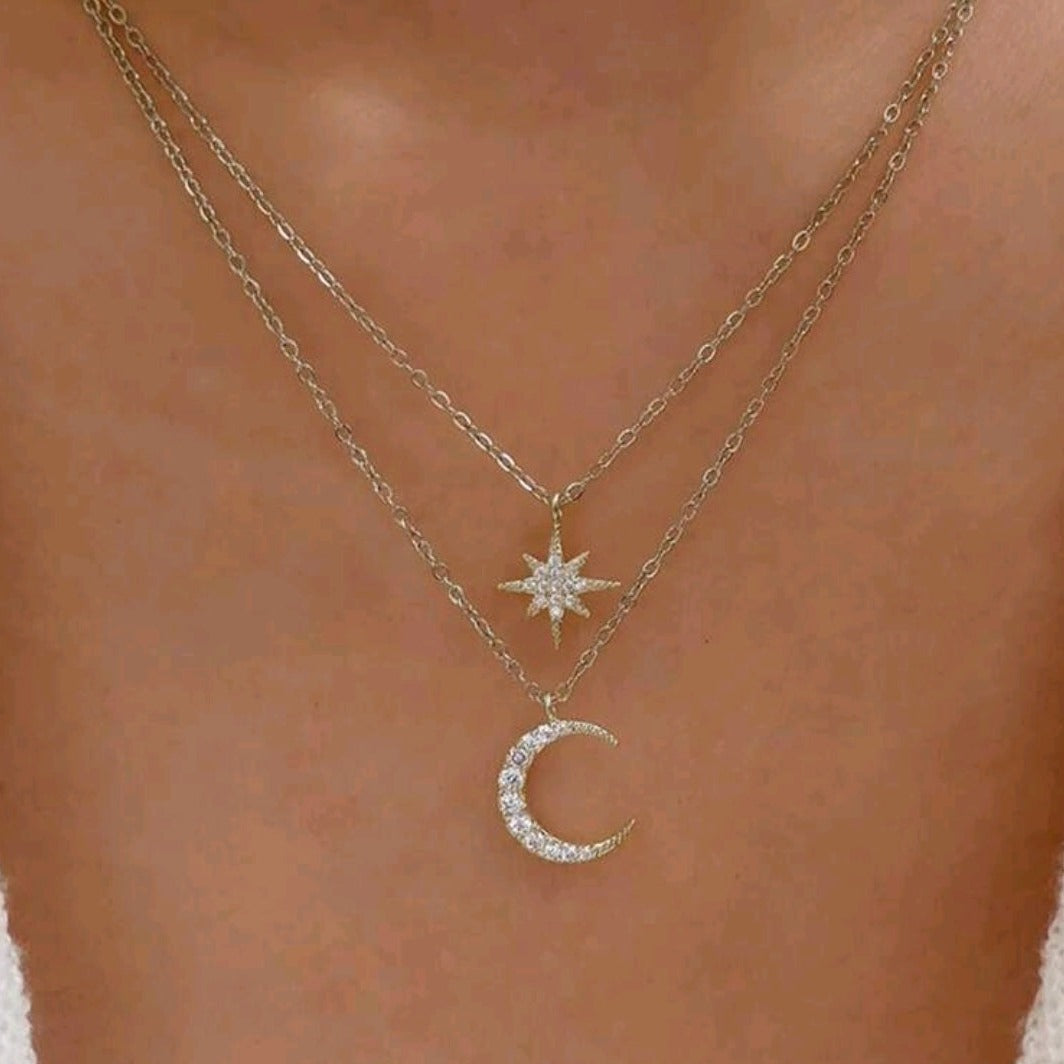 Dream Zirconia Double Necklace