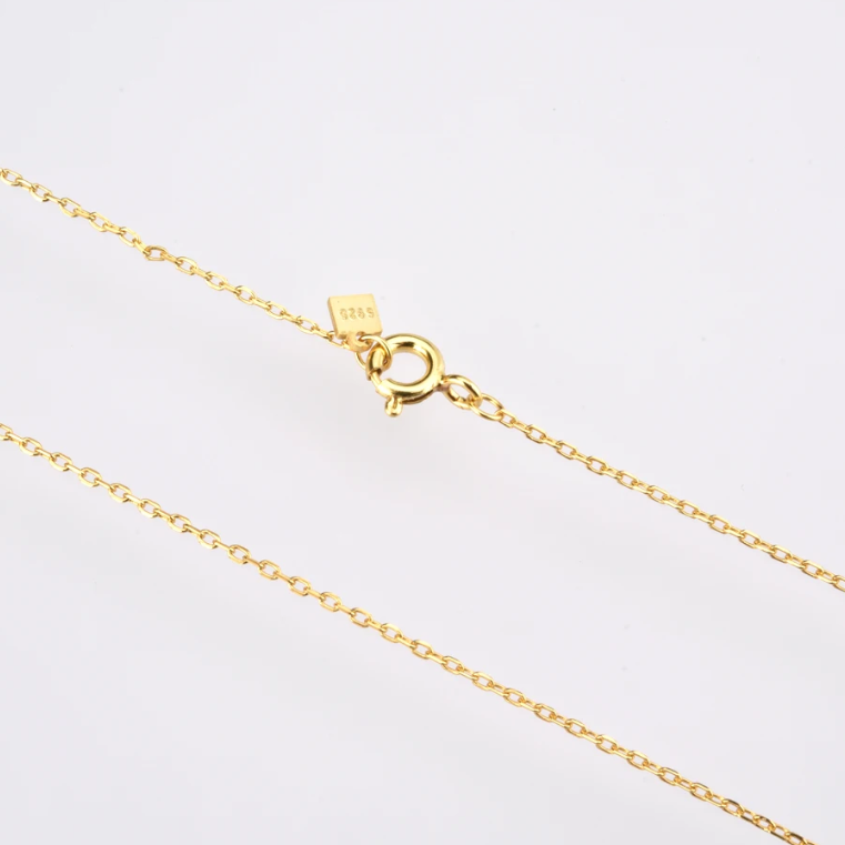 Mazie Birthstone Initial Necklace