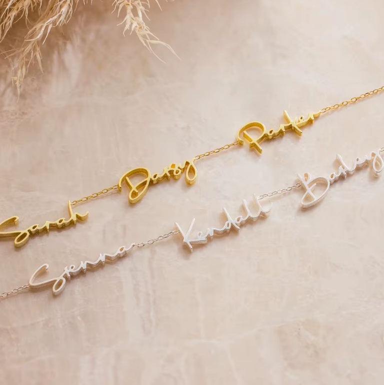 Daisy Multiple Name Necklace