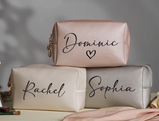 Personalised Makeup Travel Bag