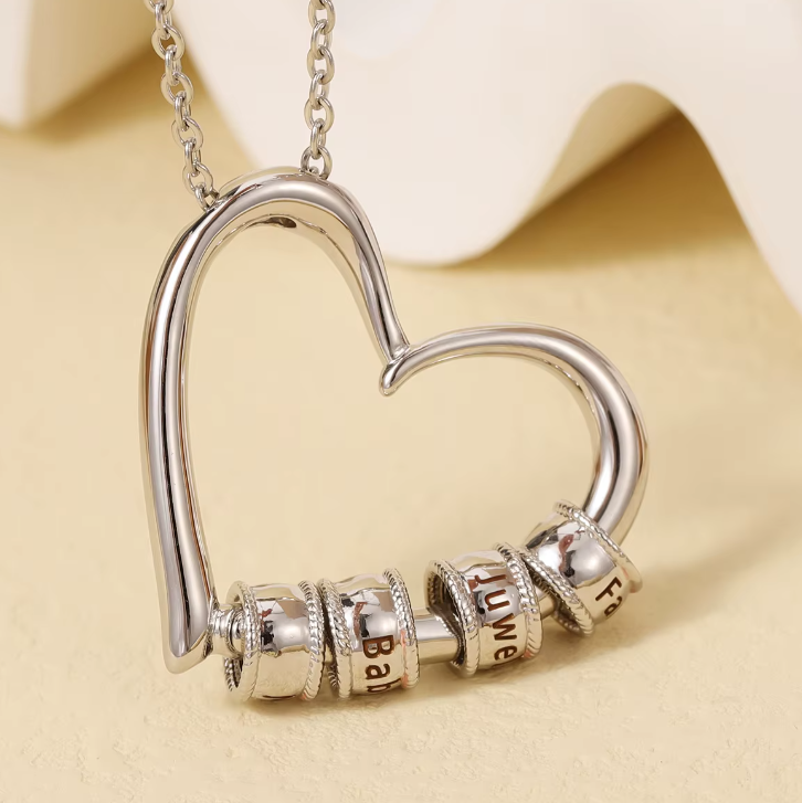 Chloe Personalised Heart Necklace