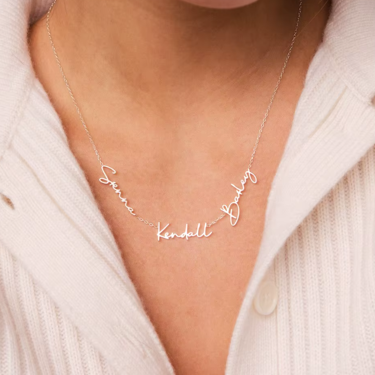 Daisy Multiple Name Necklace